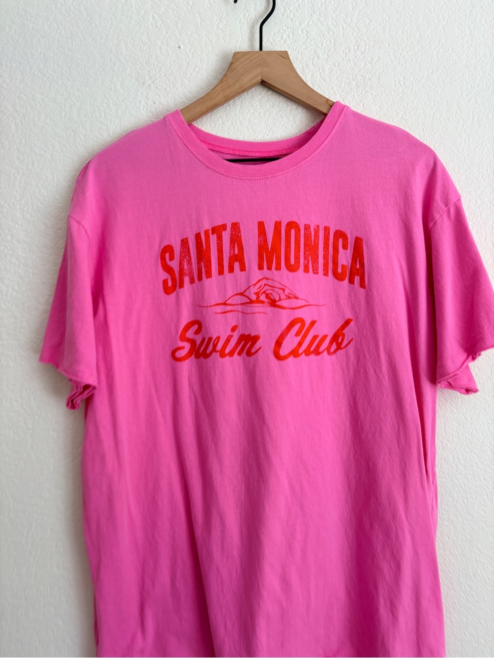 Ascot & Hart Pink Santa Monica Swim Club Graphic Tee Nightshirt — image 4 of 8